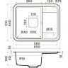Мойка OMOIKIRI TASOGARE 65-DC 4993489