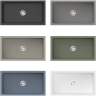 Мойка OMOIKIRI MIKURA 83 SI-GLOSSY ART COLLECTION Natceramic/silver 4993175