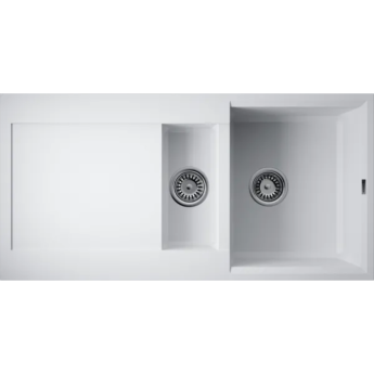 Мойка OMOIKIRI SAKAIME 100-2-WH Tetogranit/белый